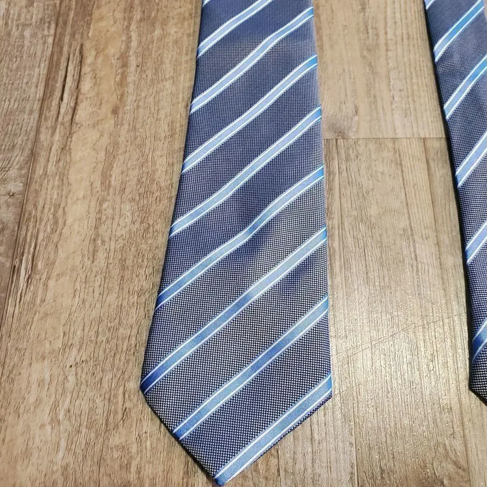 𝅺Kailong hand made mens striped tie